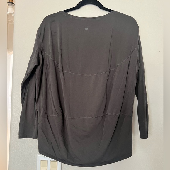CRZ Yoga Long Sleeve Workout Shirt Melanite Small - Picture 2 of 8